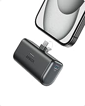 Anker iPhone 15 Portable Charger, Nano Power Bank with Built-in USB C Connector,5,000mAh Portable Charger 22.5W,for iPhone 15 Series,Samsung S22/23 Se