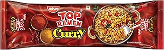 Top Ramen Instant Noodles Curry Veg | Flavorful Curry Veg Noodles, Quick Spicy Meal, Perfect for Veggie Lovers, 420/480 gm(weight may vary)