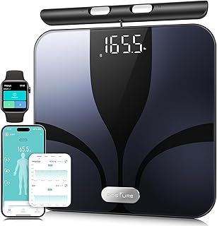 Posture Scale for Body Weight and Fat, Digital Bathroom Scale BMI Weighing Bluetooth Body Fat Scale, 8 Electrode Smart Body Fat Scale, Full Body Compo