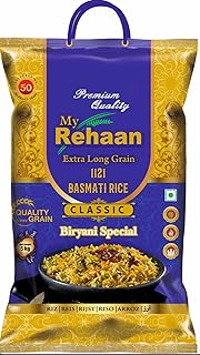 REHAAN CLASSIC PREMIUM BIRYANI BASMATI RICE 5KG