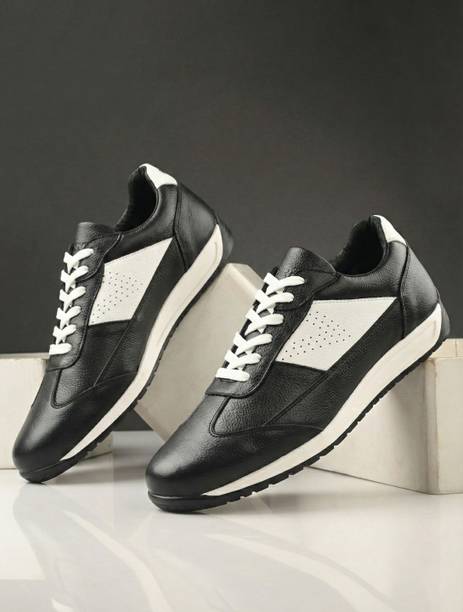 Luxurious Genuine Leather Sneakers For Men Sneakers For...