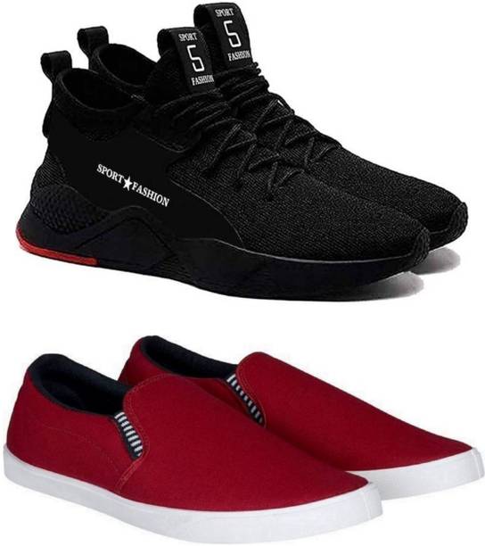 2 Pair Stylish Combo Loafers For Men