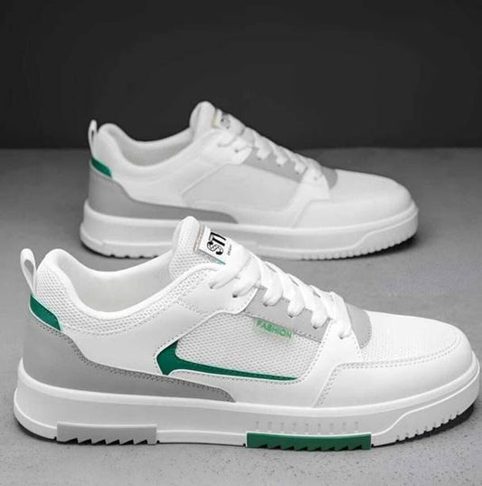 White Stylish Casual Sneakers For Men & Boys Sneakers F...