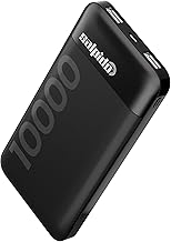 Salpido 10000mAh Power Bank with Dual Output, Portable Slim Design, Lithium-Ion Polymer Battery, Smart Chip Safety and LED Indicator, for iPhone, Sams