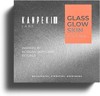 Kanpeki Glass Glow 11-Step Korean Skincare Facial Kit | Brightening & Hydrating Facial Treatment | Infused with Honey, Vitamin C & Argan Oil | SPF 30
