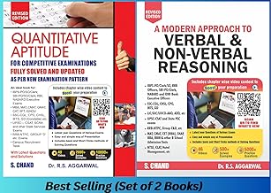 A Modern Approach to Verbal & Non-Verbal Reasoning/ Quantitative Aptitude/ For All Competitive Exam IBPS/ SBI/ RRB/ RBI Bank Clerk/ PO Prelim & Main E