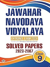 Jawahar Navodaya Book for Class 9 JNV Entrance Solved Papers (2007-2023) Book 2024 (Best Competitive Exam Books)