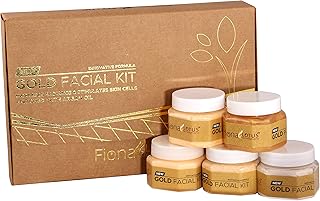24K Professional Gold Facial kit With 5 step sachets for Radiant & Glowing Skin For Women & Men-500 G