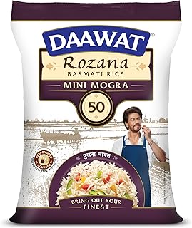DAAWAT ROZANA MINI MOGRA BASMATI RICE, 10KG