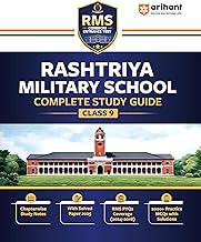 Arihant RMS (Rashtriya Military School) Class 9 Entrance Test 2026 | Complete Study Guide with Chapterwise Notes | Solved Paper 2025 | RMS PYQs ... |