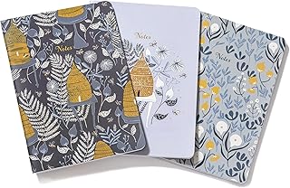 High Note Garden Bee 3-Pack Notebook Set