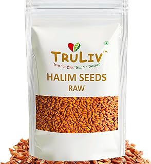 TRULIV Premium Raw Halim Seeds 900g (Garden Cress/Organic Halim/Aliv/Haleem/Asaliya) | Rich in Iron, Folate & Omega-3 | Supports Menstrual Health, Imm
