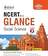NCERT at a Glance Social Science, Class 7 - NCERT Text Book Social Science Class 7 Refresher with Competitive Exam Preparation Corner by Student Advis
