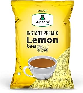 Apsara Instant Premix Lemon Tea 1kg | 2 in-1 Tea, Lemon Flavoured Tea, and Hot Lemon Tea | Refreshing Summer Drink | Ready to Drink