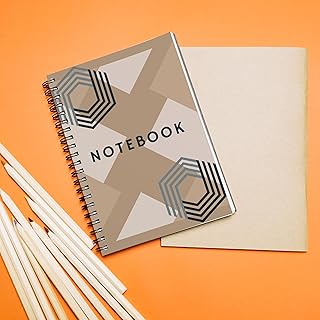 A5, Easy to carry, Compact, Spiral Wiro Notebook Diary, 90 GSM Natural Shade Paper, 160 Pages, Hardcover, Gift (Yellow)