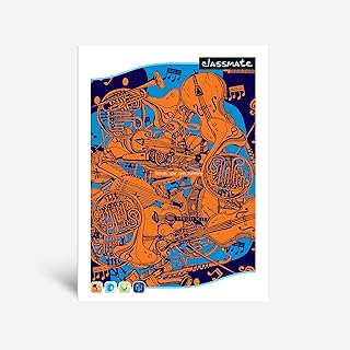 Classmate Long Book| 384 Pages | Single Line | 29.7cm x 21.0cm | Pack of 4 | Long Size Ruled Notebook for School Students