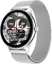Fire-Boltt Ace Luxury Phoenix AMOLED Stainless Steel Smart Watch 36.32mm (1.43 inch), 700 NITS Brightness, Stainless Steel Rotating Crown, Multipe Spo