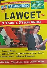 LAWCET Entrance Exam Guide, 3 Years & 5 Years Course, English Medium, Previous Papers, Legal Aptitude, Constitution of India EM 2026 (Vijeta Competiti