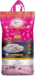 DO HAZAAR 1121 XXL Sella Extra Long Full Grain Basmati Rice 5kg Pack Naturally Aromatic Gluten Free Perfect for Biryani More