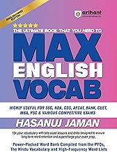 Arihant Max English Vocab for SSC, NDA, CDS, Bank, AFCAT, CUET, MBA, PCS and All Competitive Exam | World Bank Compiled from PYQs | Hindu Vocabulary |