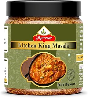 Marwar Premium Kitchen King Masala 1KG Super Saver Pack | Exotic Indian Spices | Natural Mixed | No Artificial Color| Ideal for Indian Curries & Dishe
