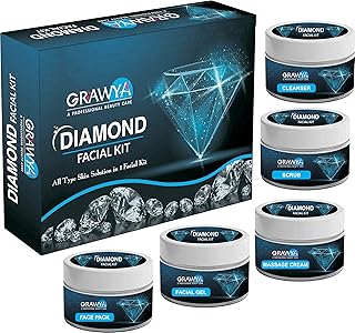 Beauty Professional Grawya Diamond Facial Kit, Suitable For all Age, Best In-stat Glow Facial Kit Ever in INDIA (275 gm