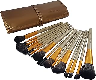 Urban Beauty 18 Piece Makeup brush Set (Beige)