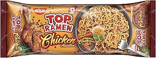 Top Ramen chicken Instant Noodles| Delicious chicken-flavoured and non-sticky masala-flavored noodles | fulfil the tasty and healthy snack time, 280g