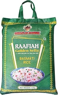 SHRILALMAHAL Basmati Rice, Raafiah Golden Sella, 10 Kg