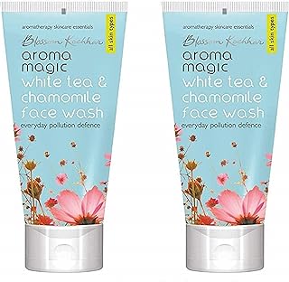 Aroma Magic Everyday Pollution Defense White Tea & Chamomile Face wash | with Soya Milk Extracts | All Skin -100 ml | Pack Of 2
