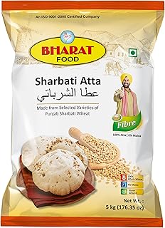 BHARAT MASALA Sharbati Atta 5 Kilograms