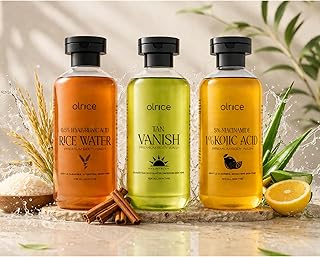Triple Glow Premium Body Wash Combo for Brightening, Hydration, and Exfoliation with Hyaluronic Acid, Niacinamide, and Kojic Acid, 200ml, Pack of 3