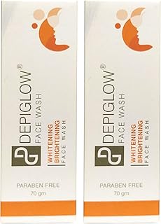 Glutathione Creamy face wash for Skin Whitening & Brightening 70g (Pack of 2)