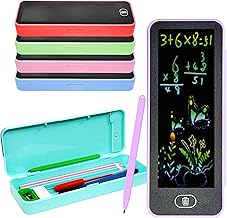 VGRASSP 2 in 1 Pencil Box Cum Educational LCD Tablet Toy for Kids with Stylus - Digital Writing Slate Pen Case with Erase Button for School Stationery
