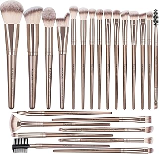 MAANGE Makeup Brush Set 23 Pcs Makeup Brushes Premium Synthetic Make up brushes Professional Face Powder Blush Pointed Eyeshadow Blending Brush Kit, G