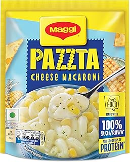 Maggi PAZZTA Instant Cheese Macaroni Pasta, 75g Pouch