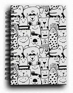 A5 Spiral Notebook Ruled | Pet’s lover | Hard Cover, Spiral Bound, 128 Pages | Durable Hardcover Notebook for Notes
