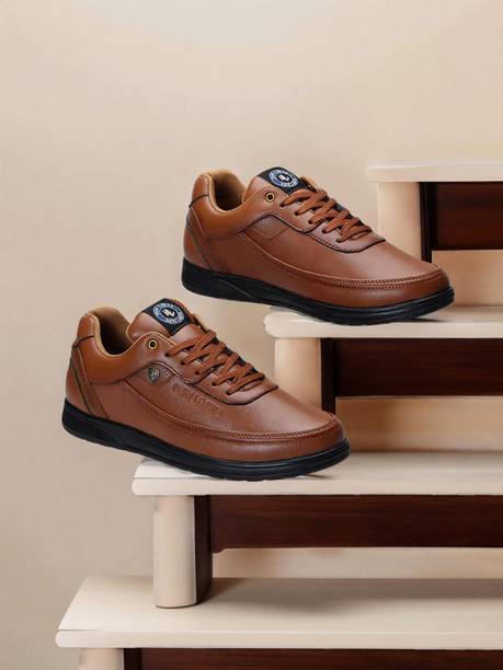 BERLIN Synthetic Leather Sneakers For Men