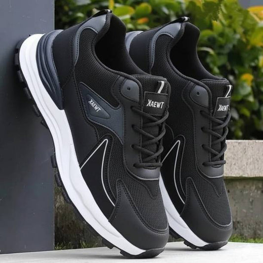 SNEAKERS CASUAL MESH SYNTHETIC LEATHER SHOE FOR MEN Sne...