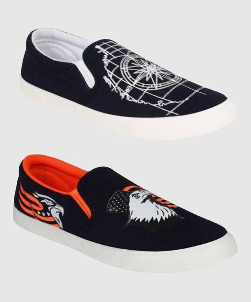 2-Pair Combo Loafers For Men