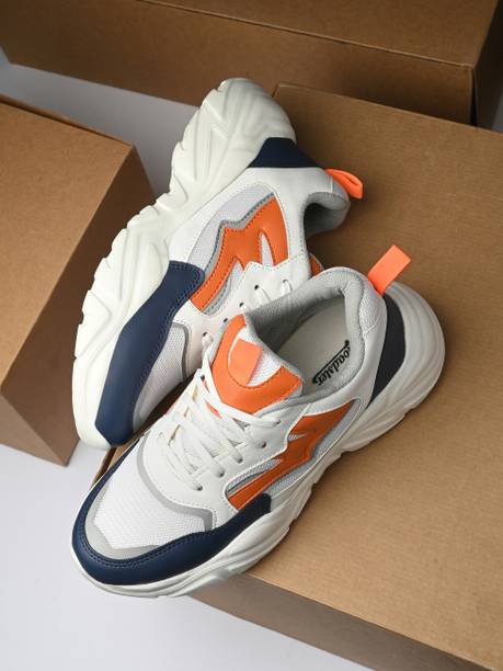 Roadster Men Blue Faux Leather CASUAL Lace Up Sneakers ...