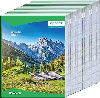 Apsara Small Size Softbound Notebook 19X15.5 Pages 92 Single Line