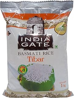 India Gate Basmati Rice - Tibar, 1kg Pouch
