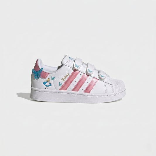 adidas x Disney PS Superstar II - Cloud White / Light Pink / Lucid Aquamarine