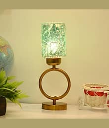 AFAST Light Blue Decorative Table Lamp ( Pack of 1 )