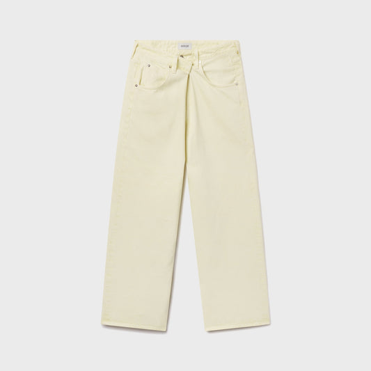 Agolde Vana Fold Jean - Lemon Zest