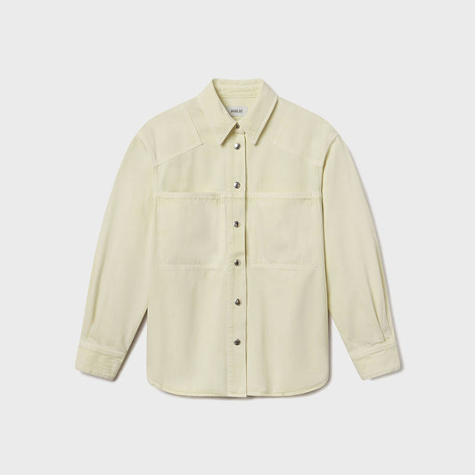 Agolde Laria Shirt - Lemon Zest