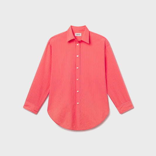 Agolde Sona Shirt - Fontana Stripe Candy