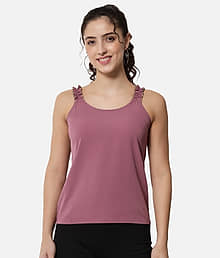 ALL WAYS YOU Women's Crepe Camisole Top ( Pink )