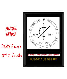 ANGEL NITIKA Wood Multicolour Single Photo Frame No. of Pieces- 1